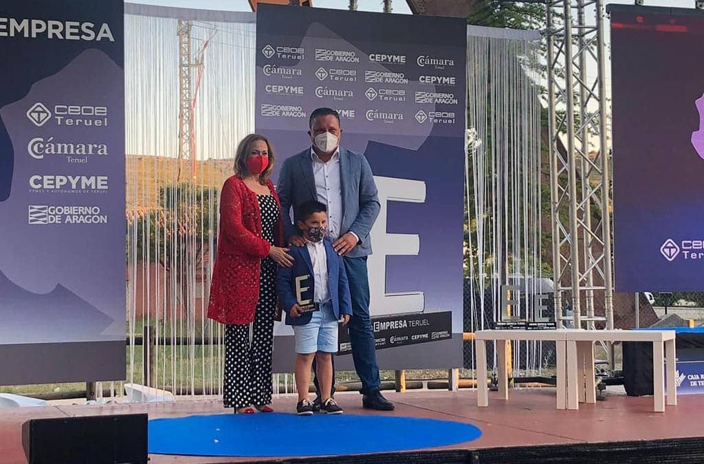 Recibimos el Premio a la Innovación en la Gala Premio Empresa Teruel 2021
